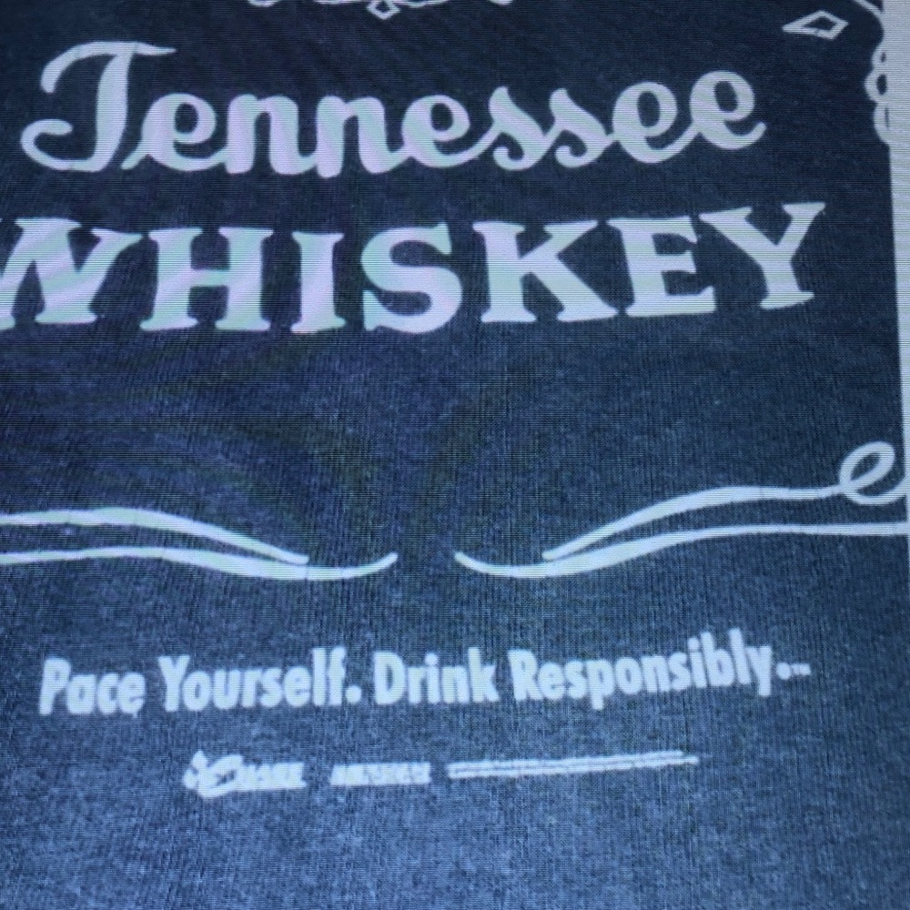 Jack Daniels Black Sleeveless Tank with White Logo - Picture 2 of 3